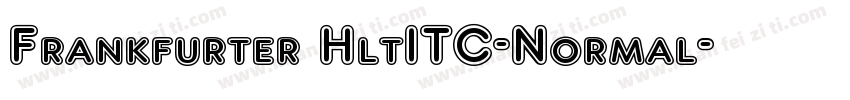 Frankfurter HltITC-Normal字体转换